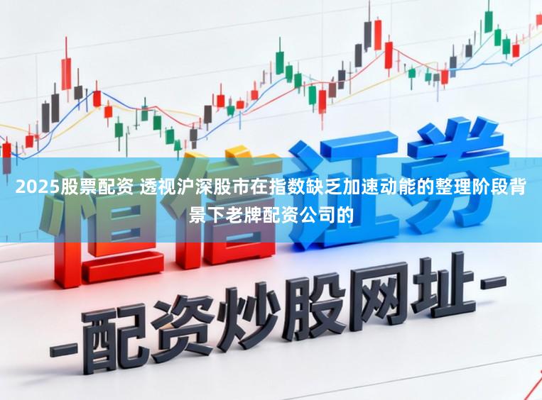 2025股票配资 透视沪深股市在指数缺乏加速动能的整理阶段背景下老牌配资公司的