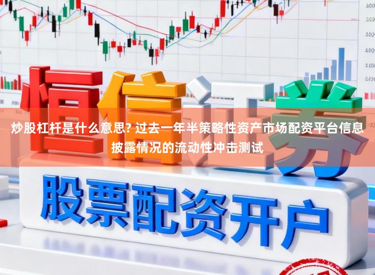 炒股杠杆是什么意思? 过去一年半策略性资产市场配资平台信息披露情况的流动性冲击测试