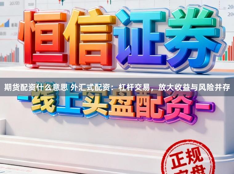 期货配资什么意思 外汇式配资：杠杆交易，放大收益与风险并存